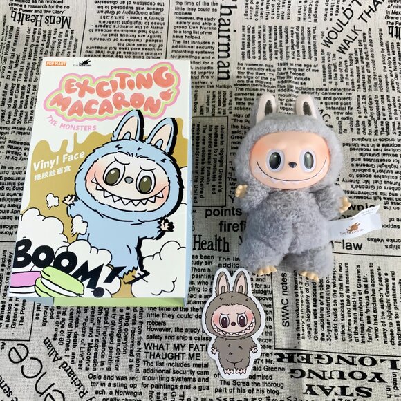 Labubu The Monsters Exciting Macaron Sesame bean - Picture 2 of 8